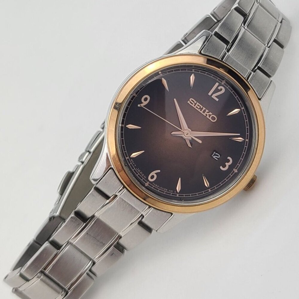 Seiko Wrist Watch Ladies 7N82-0JN0 Silver